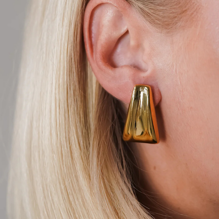 Levoire | Ensemble De Boucles D'Oreilles Élégantes En Or Or 3.18 cm