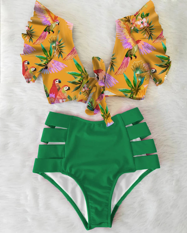 Levoire | Bikini Eline Tropical - Coloré Et Sexy Gris foncé Printemps