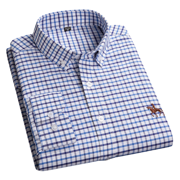 Levoire | Chemise À Carreaux Classique Blanc En Edition Limitée