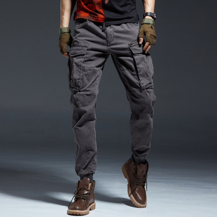 Levoire | Pantalon De Jogging Cargo Pour Hommes Gris