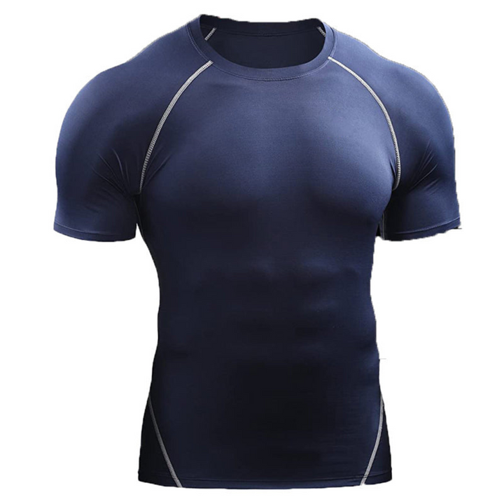 Levoire | T-Shirt de sport pour hommes à coupe classique Bleu