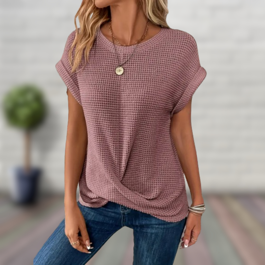 Levoire | Pull à manches courtes Rosa Grigio