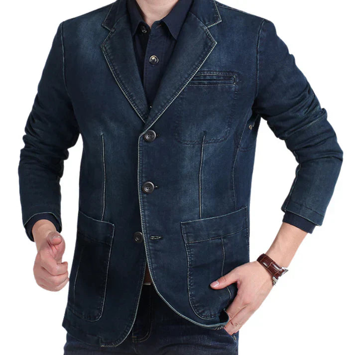 Levoire | Blazer En Jean Élégant