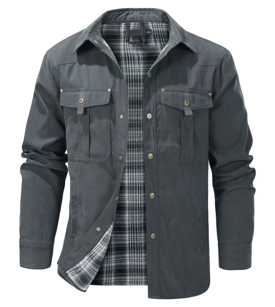 Levoire | Pull Zippé Homme Gris