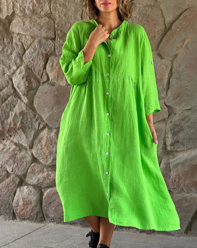 Levoire | Rento longue robe à boutons