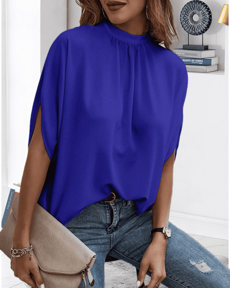 Levoire | Blouse Avec Un Motif Tendance Et Une Fente Au Niveau Des Manches