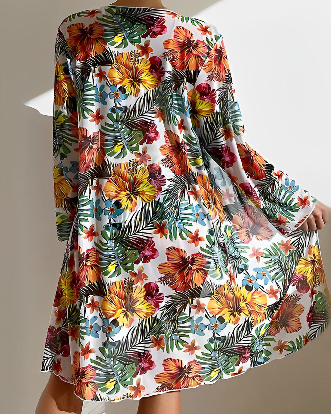 Levoire | Ensemble De Bikini Taille Haute Avec Imprimé Tropical Pour Femmes
