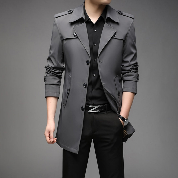 Levoire | Manteau Moderne Pour Hommes Pour Toutes Les Occasions Gris foncé