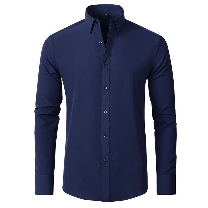 Levoire | Chemise Stretch/Tricot Sans Coutures Marine