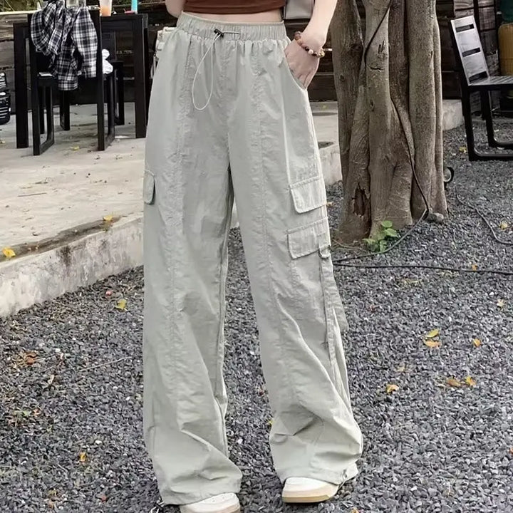 Levoire | Pantalon Ample Style Urbain Pour Femme Abricot