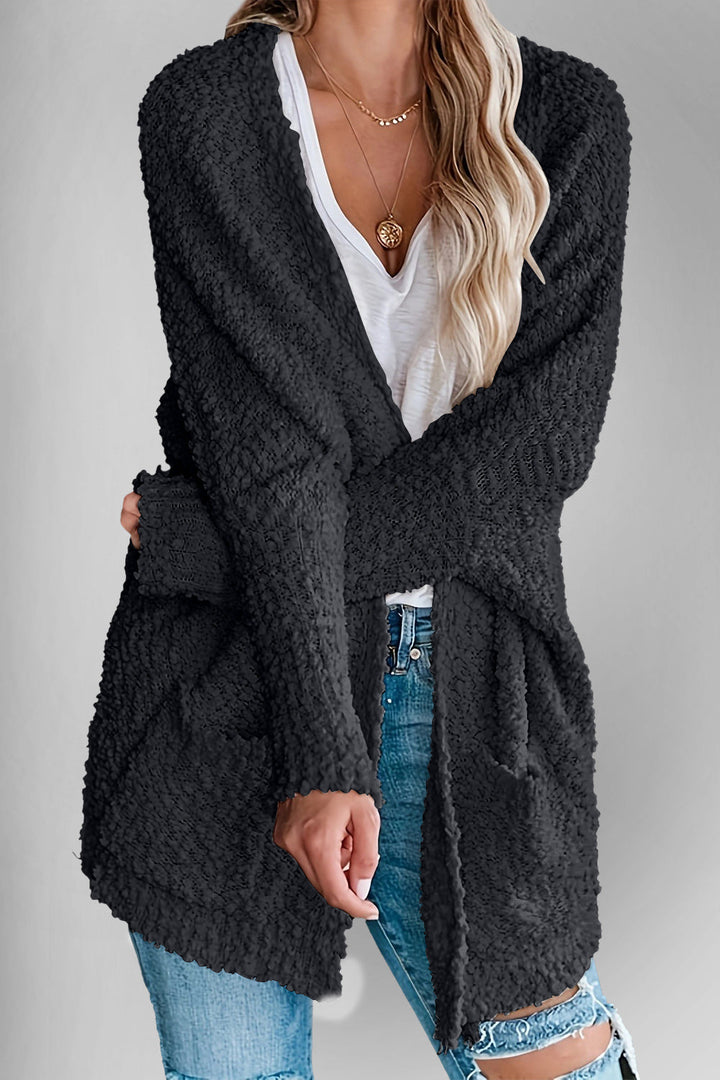 Levoire | Doppel Take Offene Front Long Manches Cardigan Avec Poches