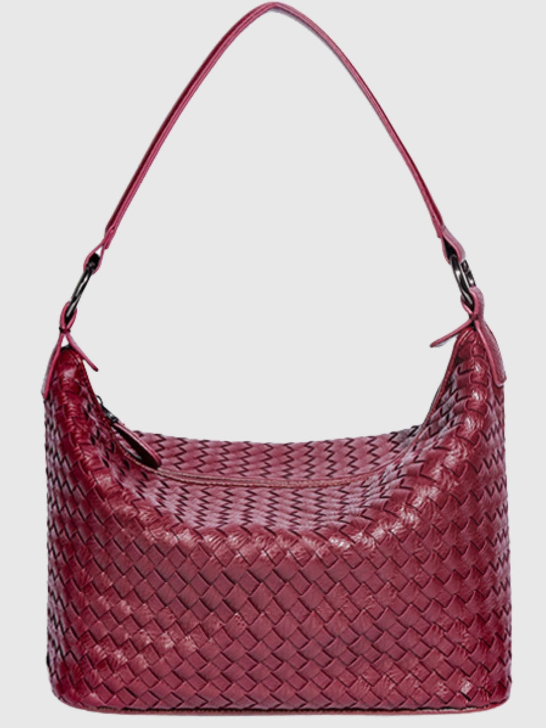 Levoire | Sac En Cuir Avec Texture Rouge vin
