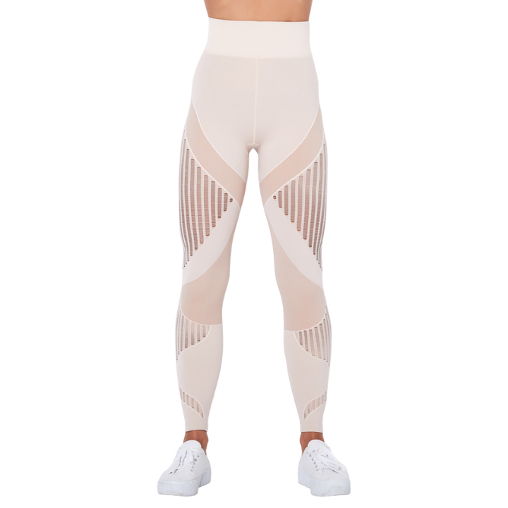 Levoire | Leggings de sport avec Tissu Respirant et Design Unique pour Femmes Kaki