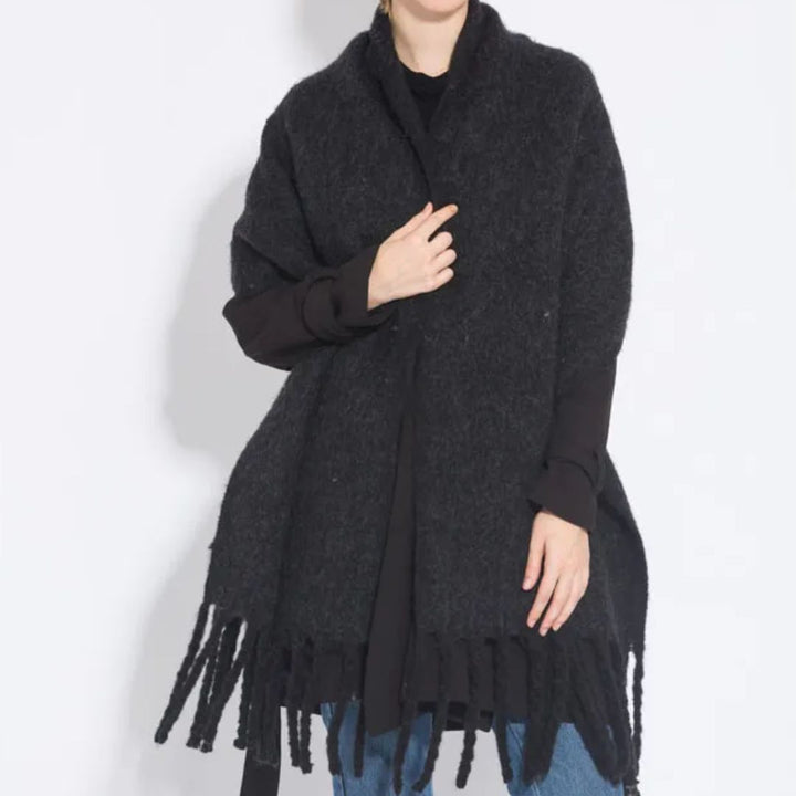 Levoire | Luxueux Chaud Cachemire Doux Écharpe Noir