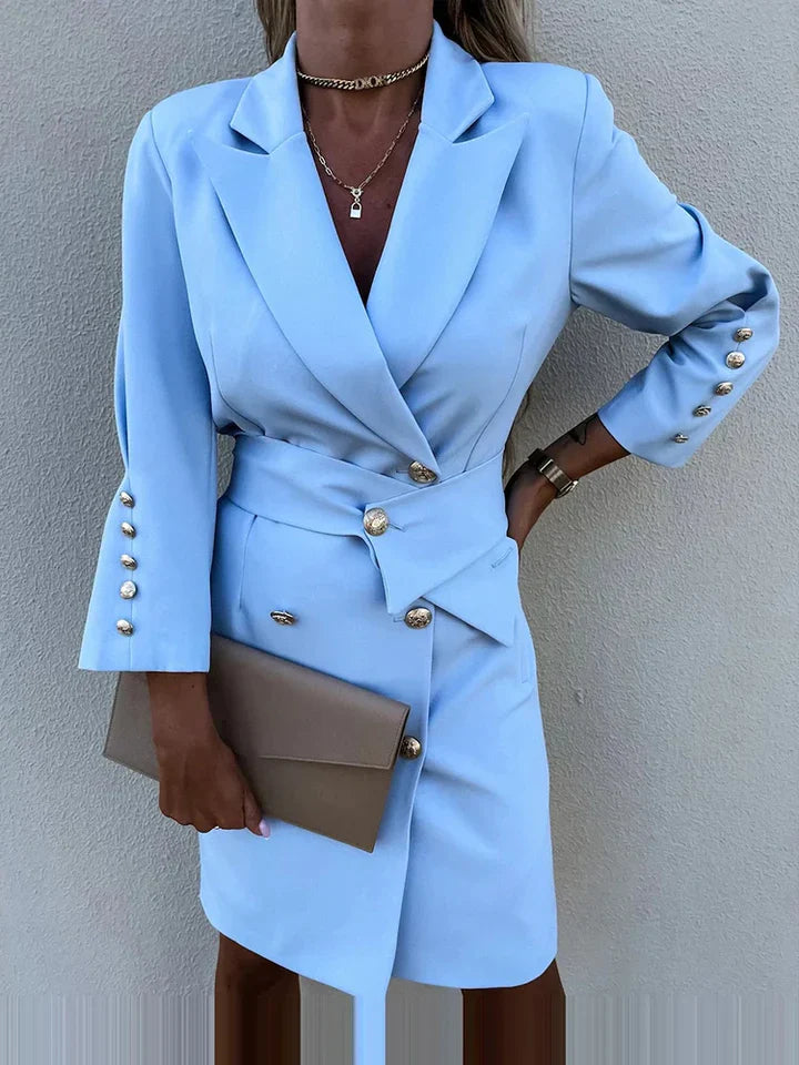 Levoire | Blazer robe pour femmes Bleu