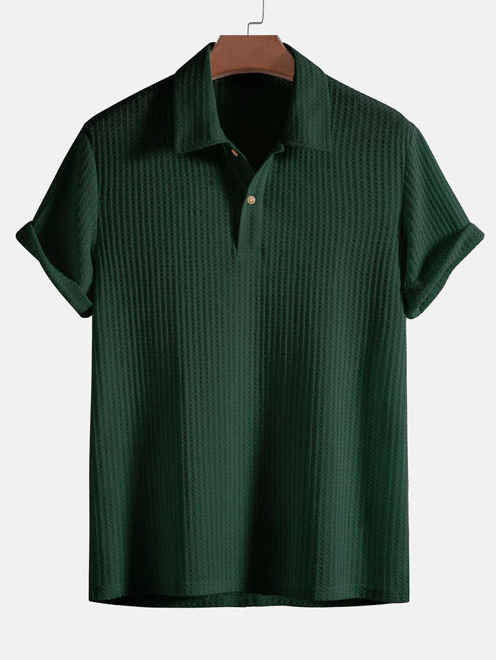 Levoire | Polo En Maille Tricotee Decontracte Hommes Vert