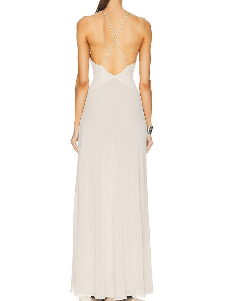 Levoire | Robe Maxi Fleurie Avec Fente Pour Femmes