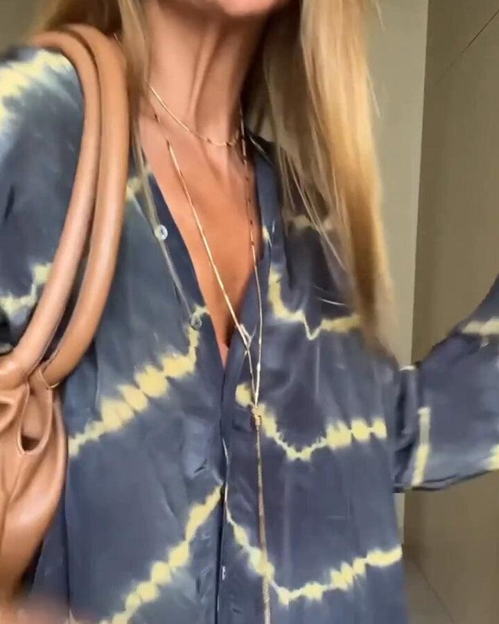 Levoire | Robe Confortable À Décolleté En V Avec Poches Pour Femmes