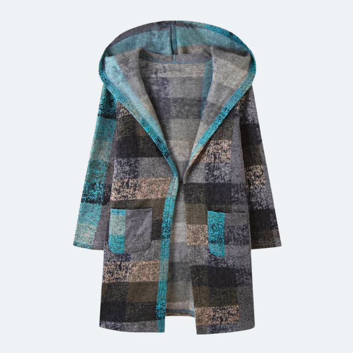 Levoire | Veste En Tricot Chaude Colorée Bleu