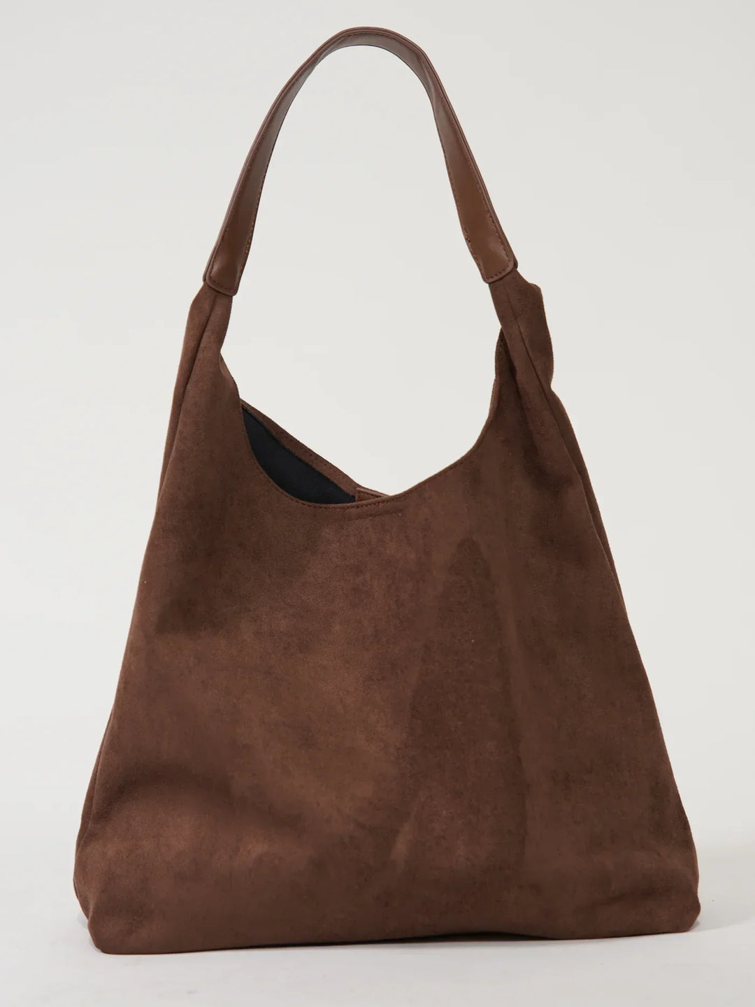 Levoire | Sac à bandoulière en daim doux Marron foncé
