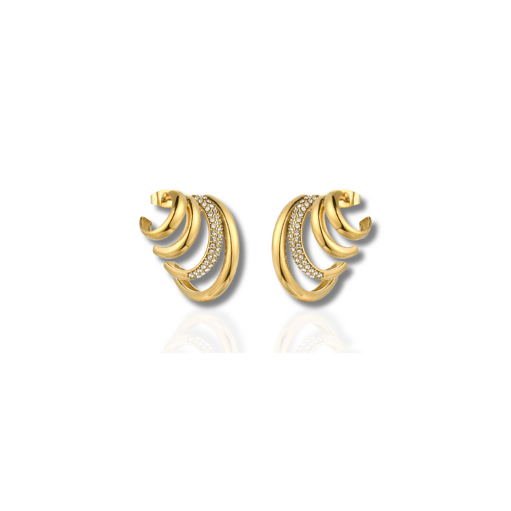 Levoire | Trois Boucles D'Oreilles En Zircon