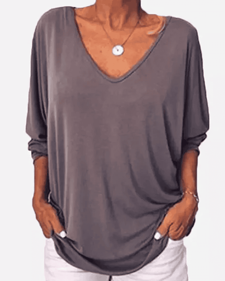 Levoire | Blouse Avec Fermeture À L'Arrière Gris