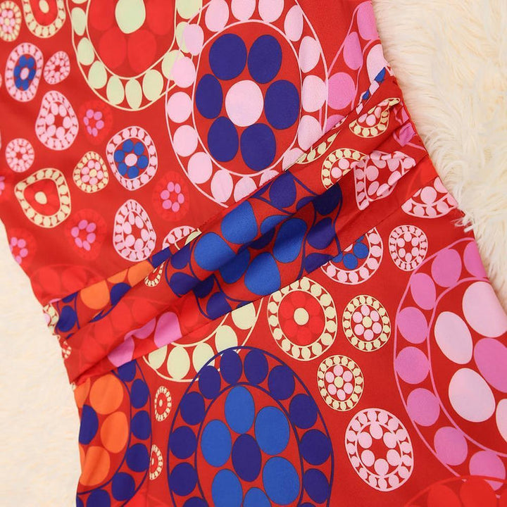 Levoire | Robe D'Été Élégante Robe Maxi Imprimée