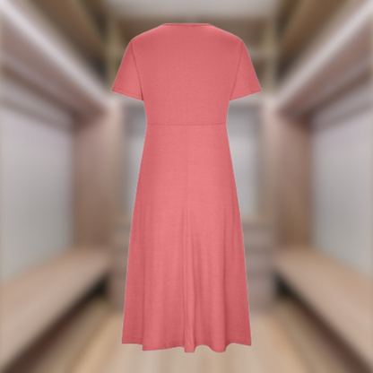 Levoire | Robe croisée à manches courtes