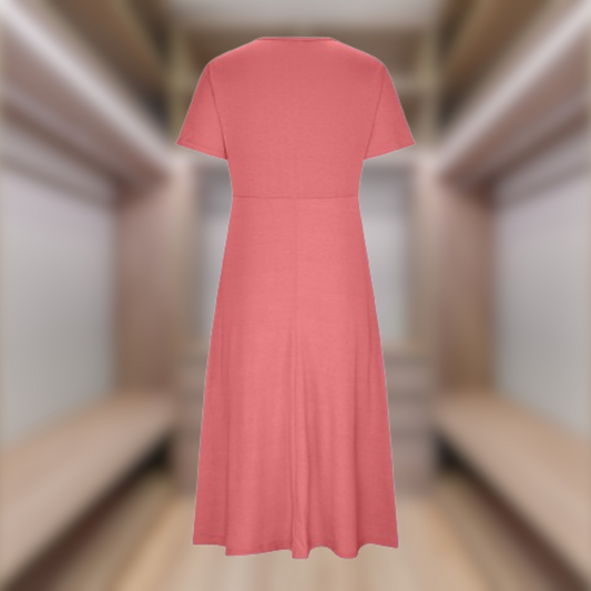 Levoire | Robe croisée à manches courtes