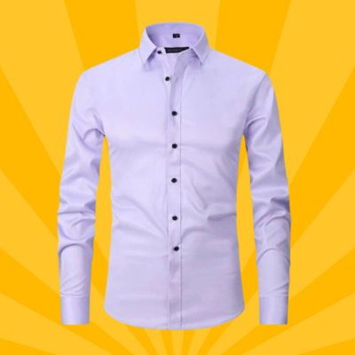 Levoire | Chemise Anti-Pourpoint Élastique et Sans Grattage Violet hell
