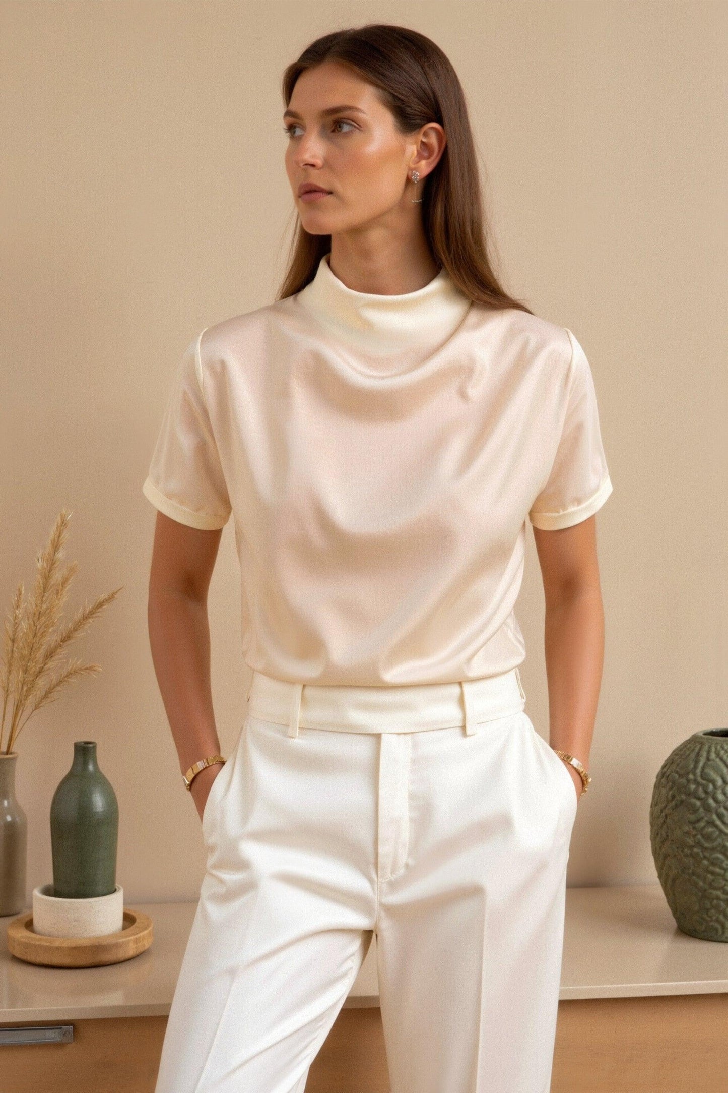 Levoire | T-Shirt Découpé Pour Femmes Coupe Décontractée