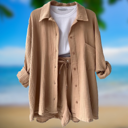 Levoire | Ensemble comodo effet plissé Cachi