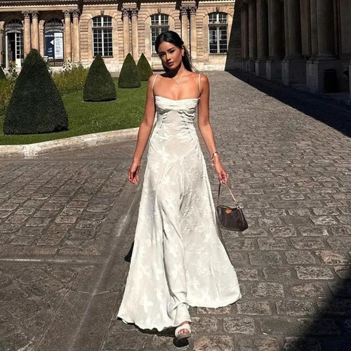 Levoire | Robe longue sans bretelles pour femmes - Blanc