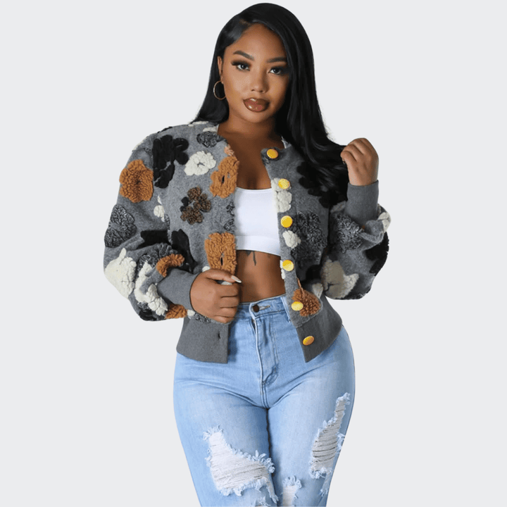 Levoire | Rento Blouse En Ayant Une Belle Allure Keltamusta-fleur