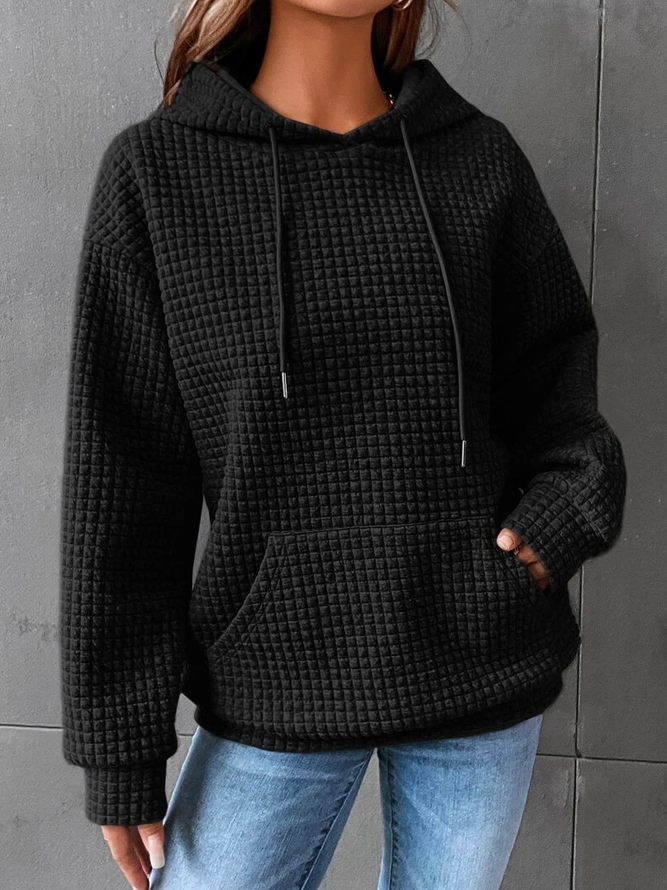 Levoire | Pull à capuche chaud pour femmes chaud Noir