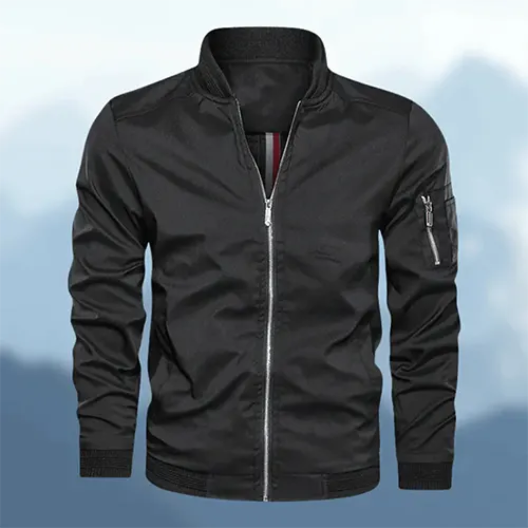 Levoire | Veste à manches longues avec fermeture éclair Blouson Noir
