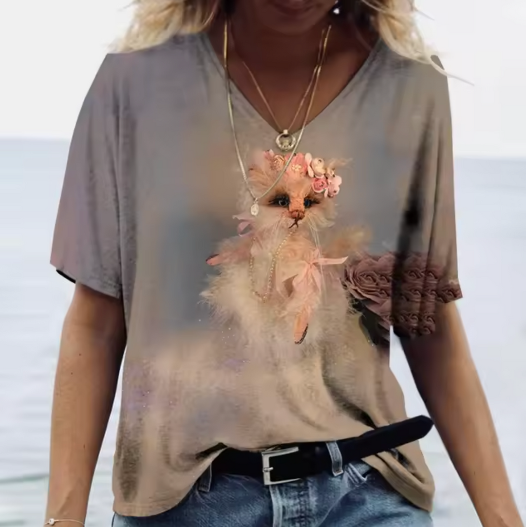Levoire | T-Shirts En Couleurs Avec Imprimé De Lapin Couleur 7