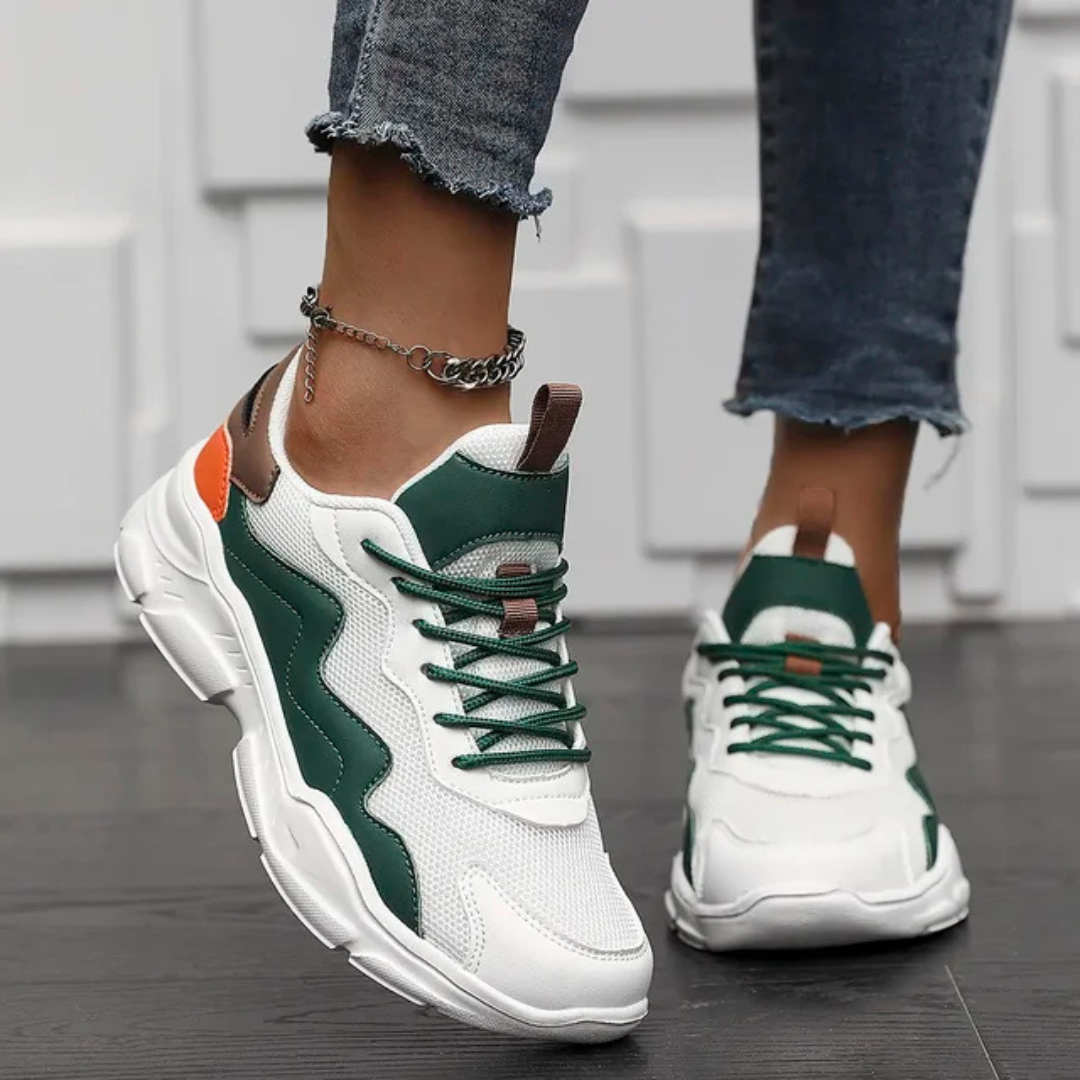 Levoire | Baskets De Sport Pour Hommes Blanc Vert