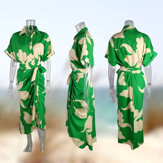 Levoire | Abito con fantasia astratta