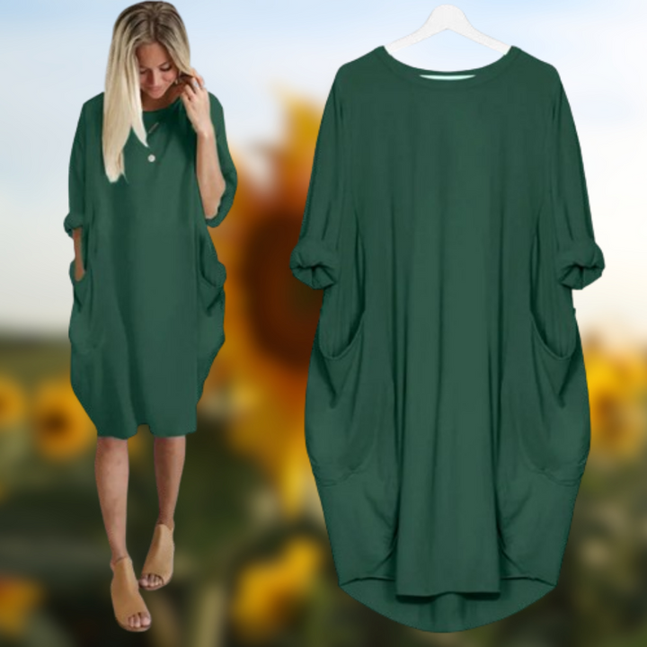 Levoire | Robe longue à manches mi-longues Verde