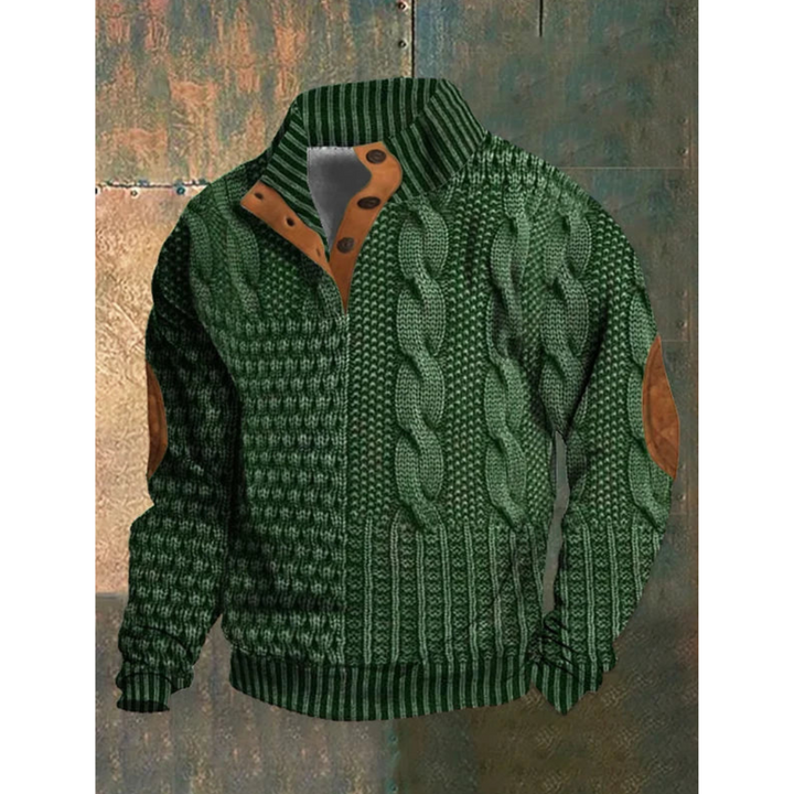 Levoire | Pull en tricot pour hommes pour les jours frais Vert