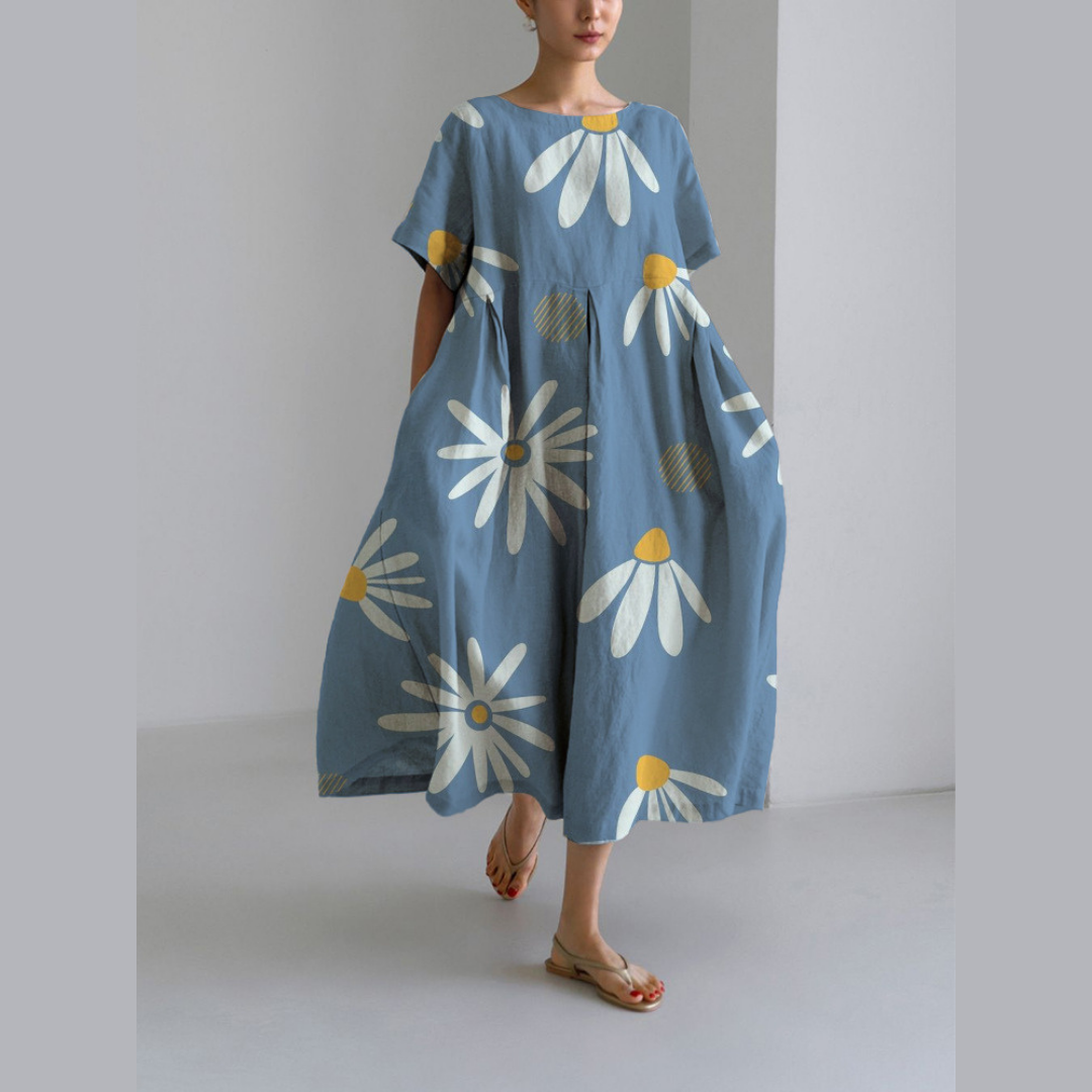 Levoire | Robe courte à motif floral LX50
