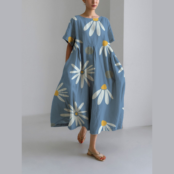Levoire | Robe courte à motif floral LX50