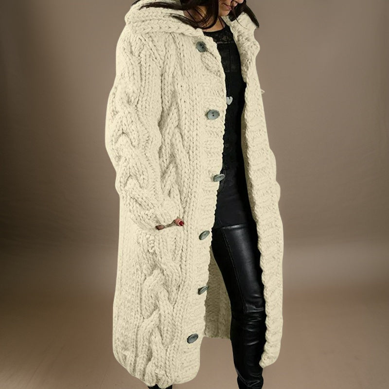 Levoire | Long Cardigan Femmes Cozy Days Beige