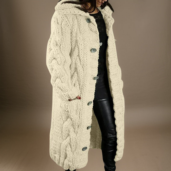 Levoire | Long Cardigan Femmes Cozy Days Beige
