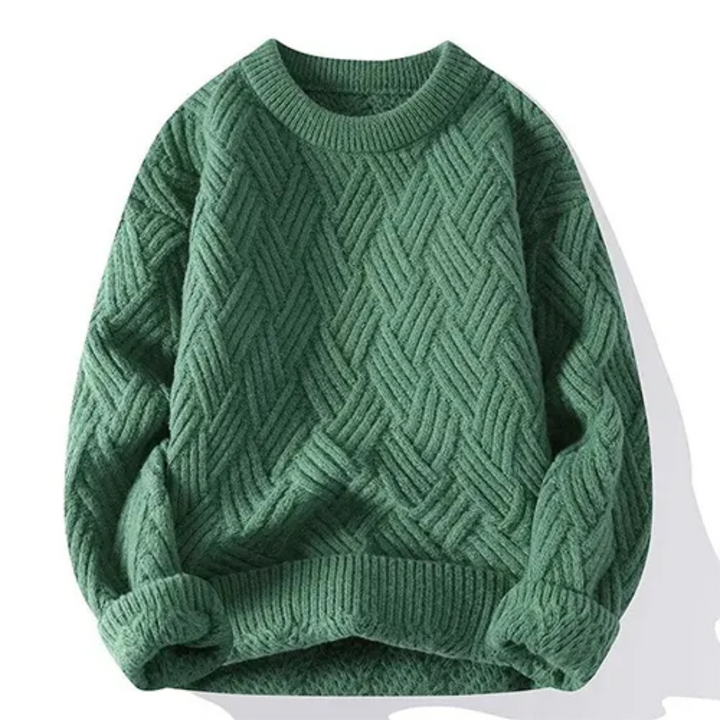 Levoire | Pull homme chaud Retro-Vert