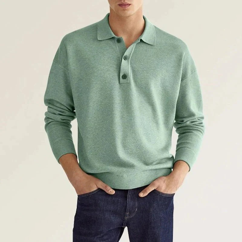 Levoire | Chemise Relaxante Et Officielle À Manches Longues Vert