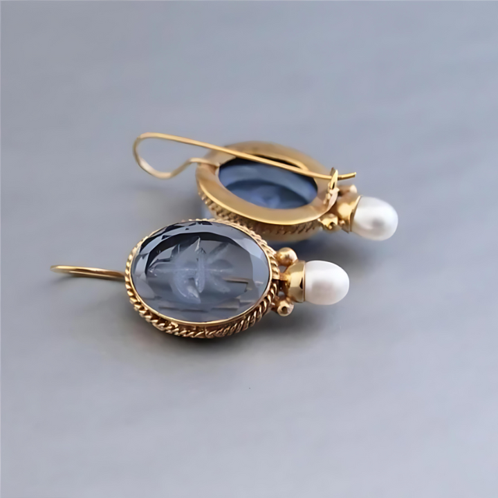 Levoire | Collection De Vin Cameo Boucles D'Oreilles Finition Perle