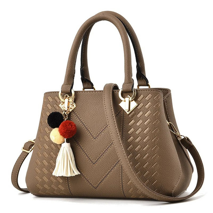 Levoire | Vin Tote Bag Pour Femmes Khaki 28x12x19cm