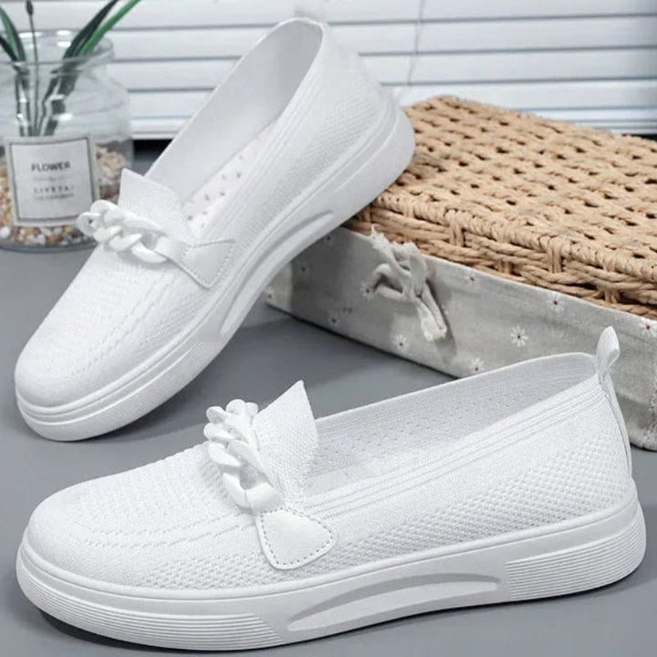 Levoire | Baskets à enfiler confortables pour femmes Blanc